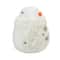11" White Snowman with Star Cut-Outs Tealight Candle Holder
